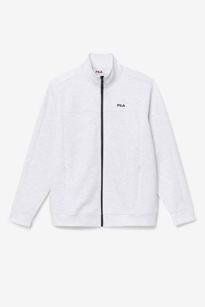 Fila Gonal Zip White Jacket Mens - NZ 48915-NXJY